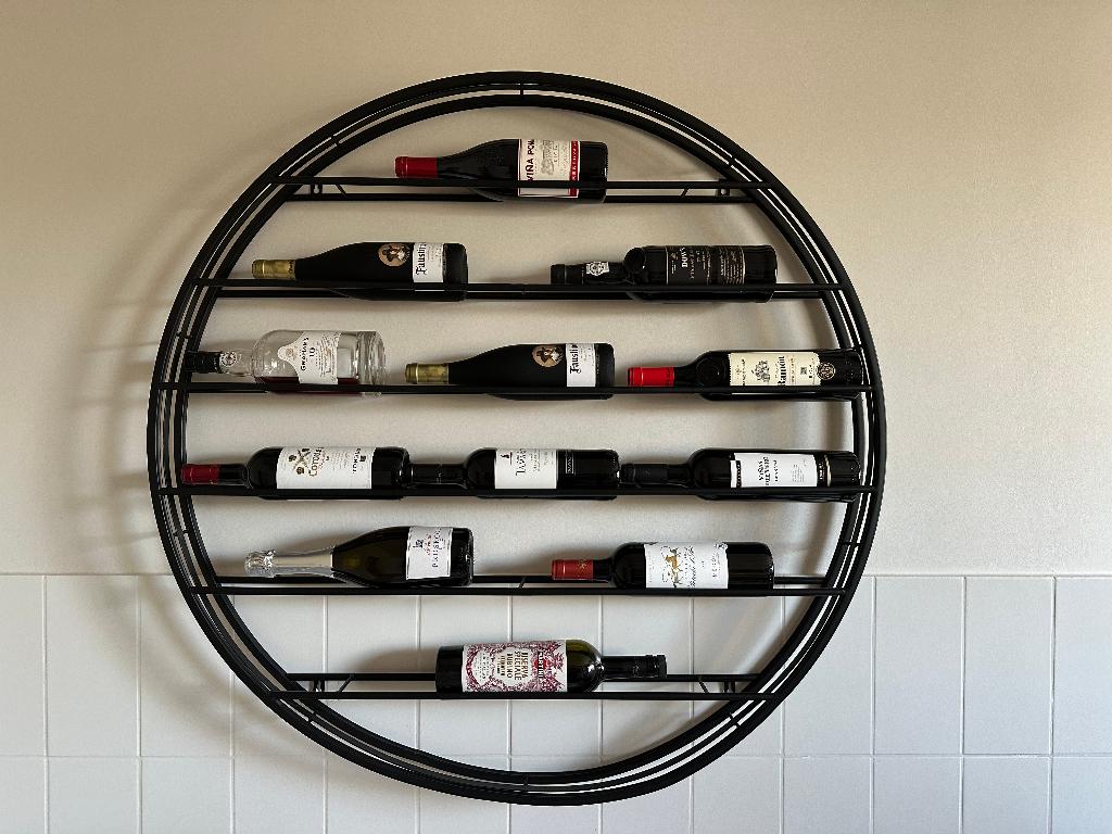 casier à vin décoratif, 75 cm ou plus, Comme neuf, Enlèvement, 5 à 15 bouteilles