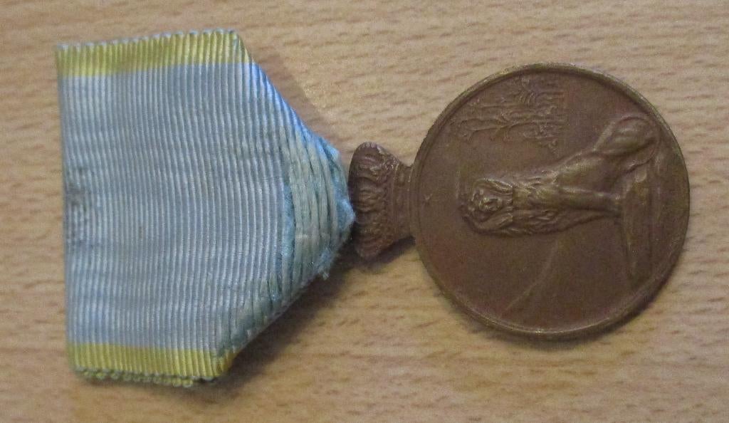 1914 -1917 Afrikaanse campagnemedaille in brons, Ophalen of Verzenden, Landmacht, Lintje, Medaille of Wings