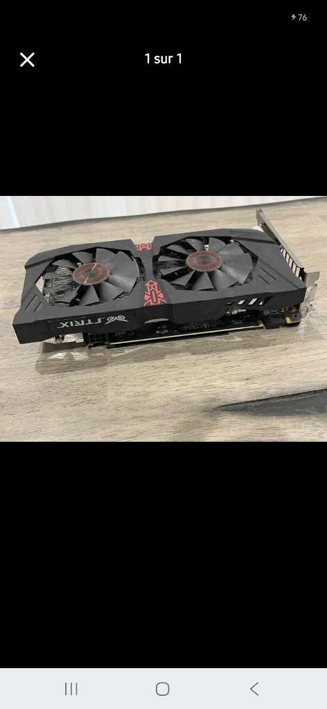 asus strix gtx 960 2gb, PCI-Express 4, GDDR5, Enlèvement, Utilisé