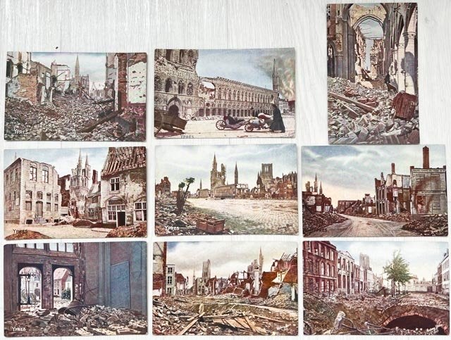 Ieper tijdens WO I, Verzamelen, Ophalen of Verzenden, Voor 1920, Ongelopen, West-Vlaanderen