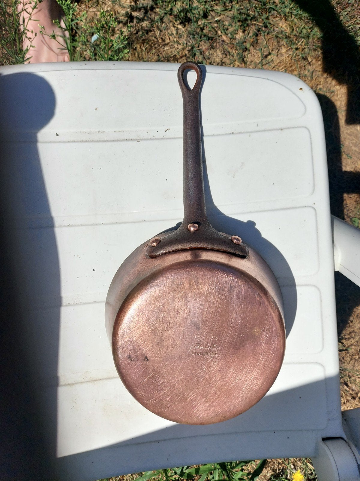 falk koperen pan 20 cm, Ophalen of Verzenden