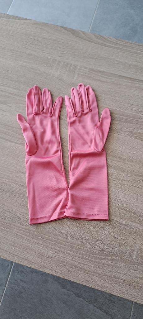 Roze ceremoniehandschoenen, Ophalen of Verzenden, Nieuw, Maat 38/40 (M), Handschoenen
