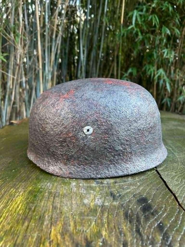 Duitse parahelm uit de Tweede Wereldoorlog met binnensteun, Verzamelen, Ophalen of Verzenden, Overige soorten