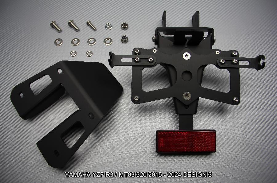 Korte Kentekenplaathouder YAMAHA YZF R3 MT03 320 2015 - 2024, Motoren, Ophalen of Verzenden, Nieuw