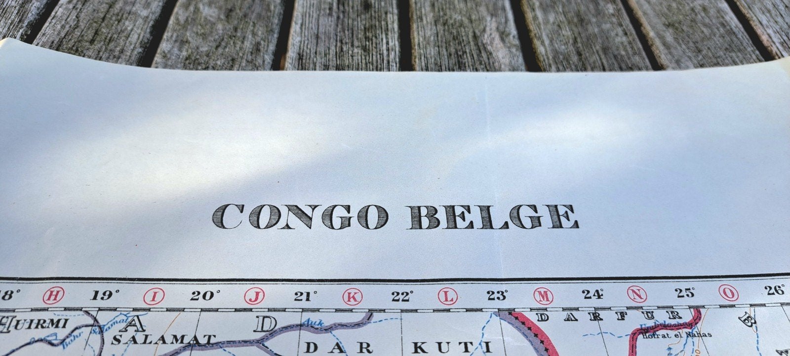 Carte géographique militaire du Congo Belge de 1924, Enlèvement ou Envoi