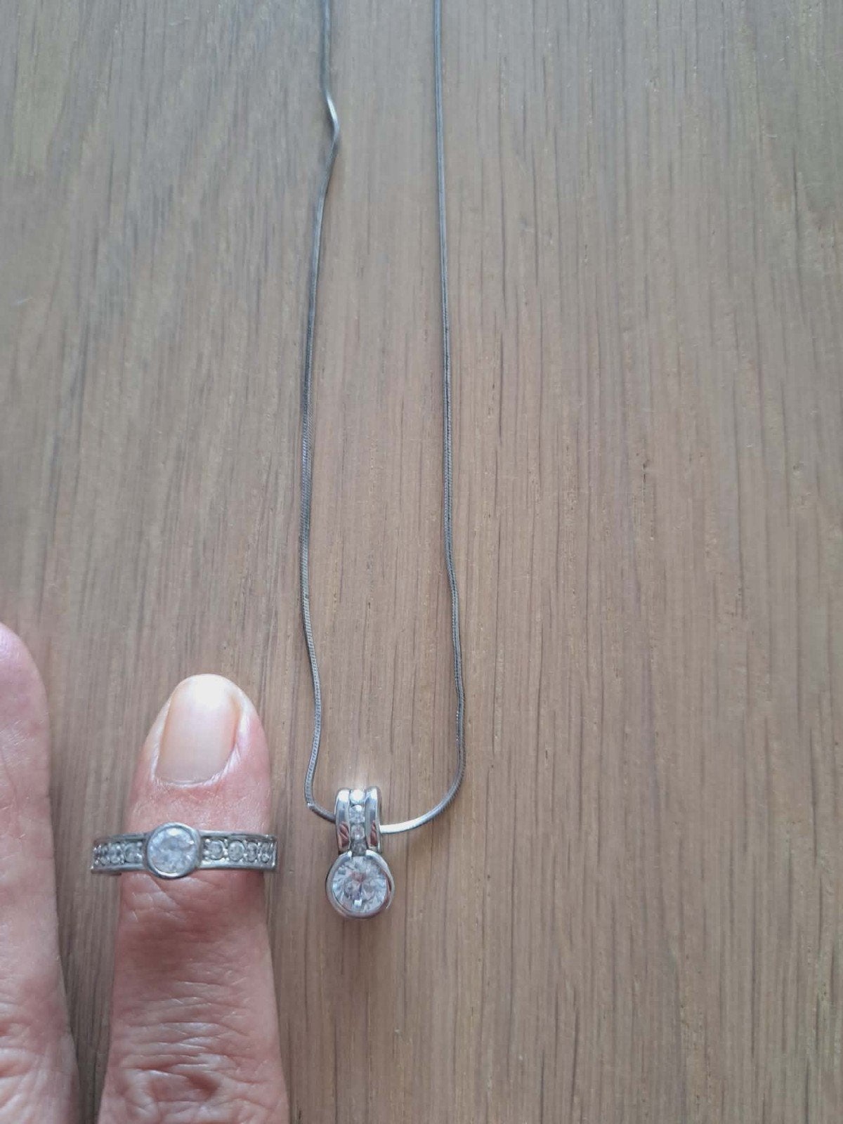 Nona ring , ketting en hangertje, Ophalen of Verzenden