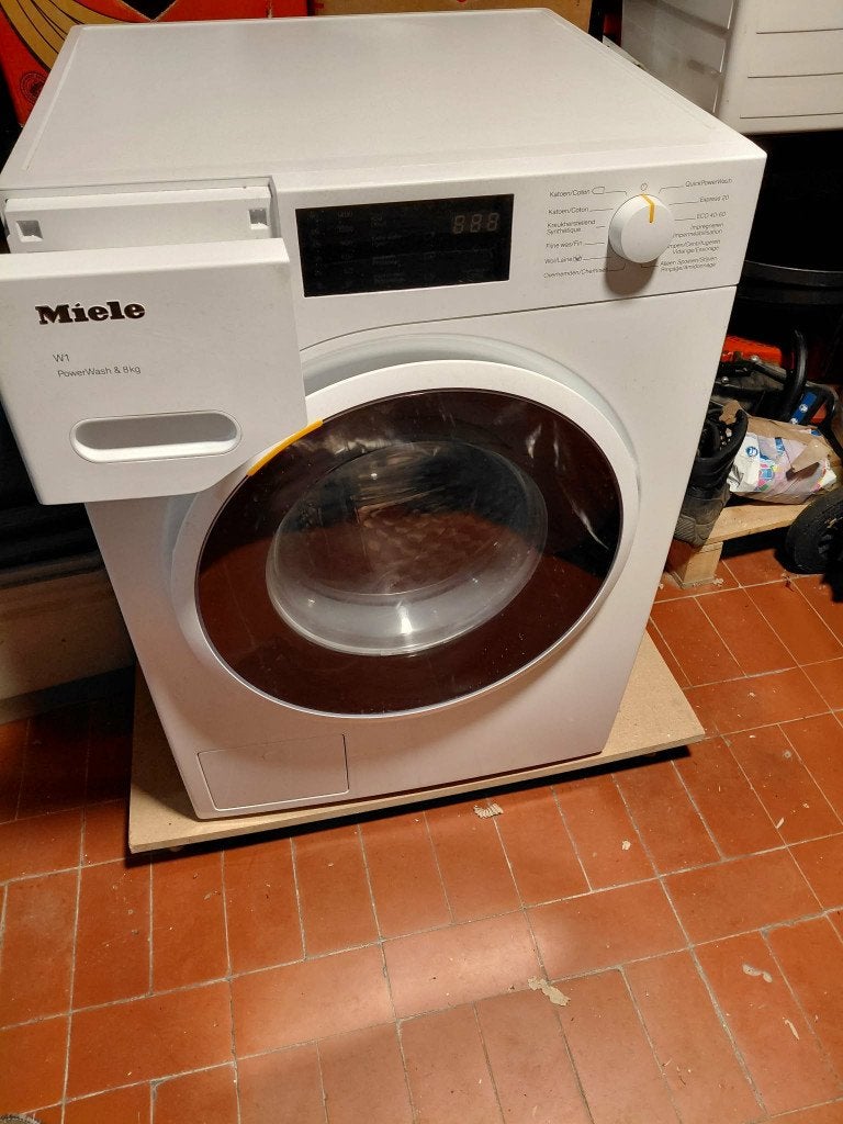 Lave linge Miele, Enlèvement, Comme neuf, Autres types