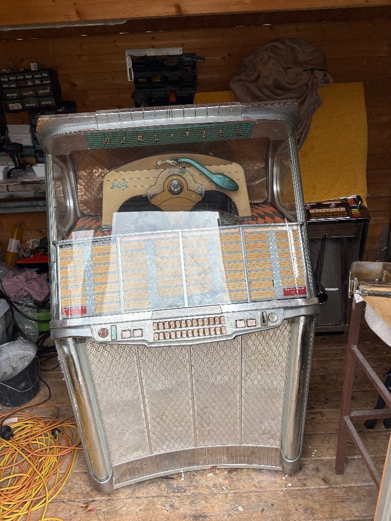 WURLITZER 2104 recht uit de USA, Verzamelen, Ophalen, Gebruikt, 1950 tot 1960, Wurlitzer