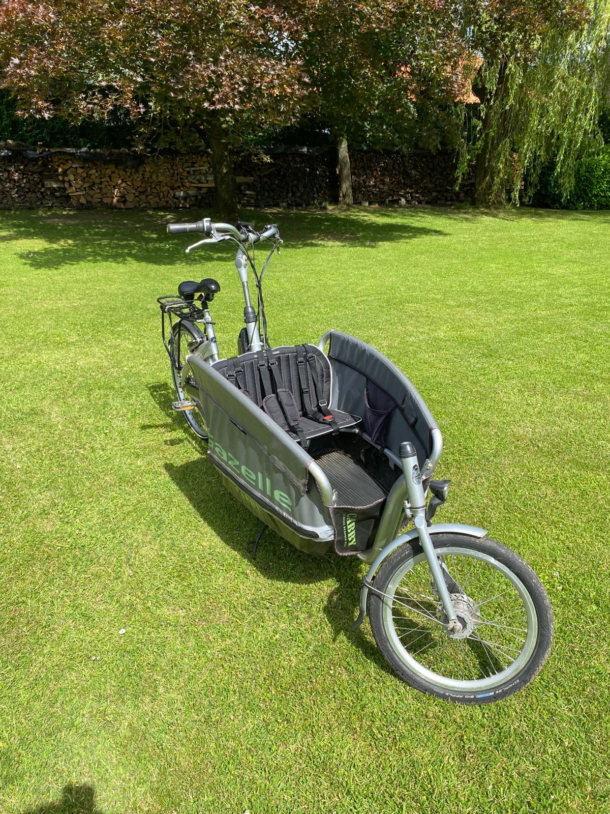 Velo gazelle Cabby electrifié 350w 700wh, Frein à tambour, Comme neuf, Enlèvement, 2 enfants