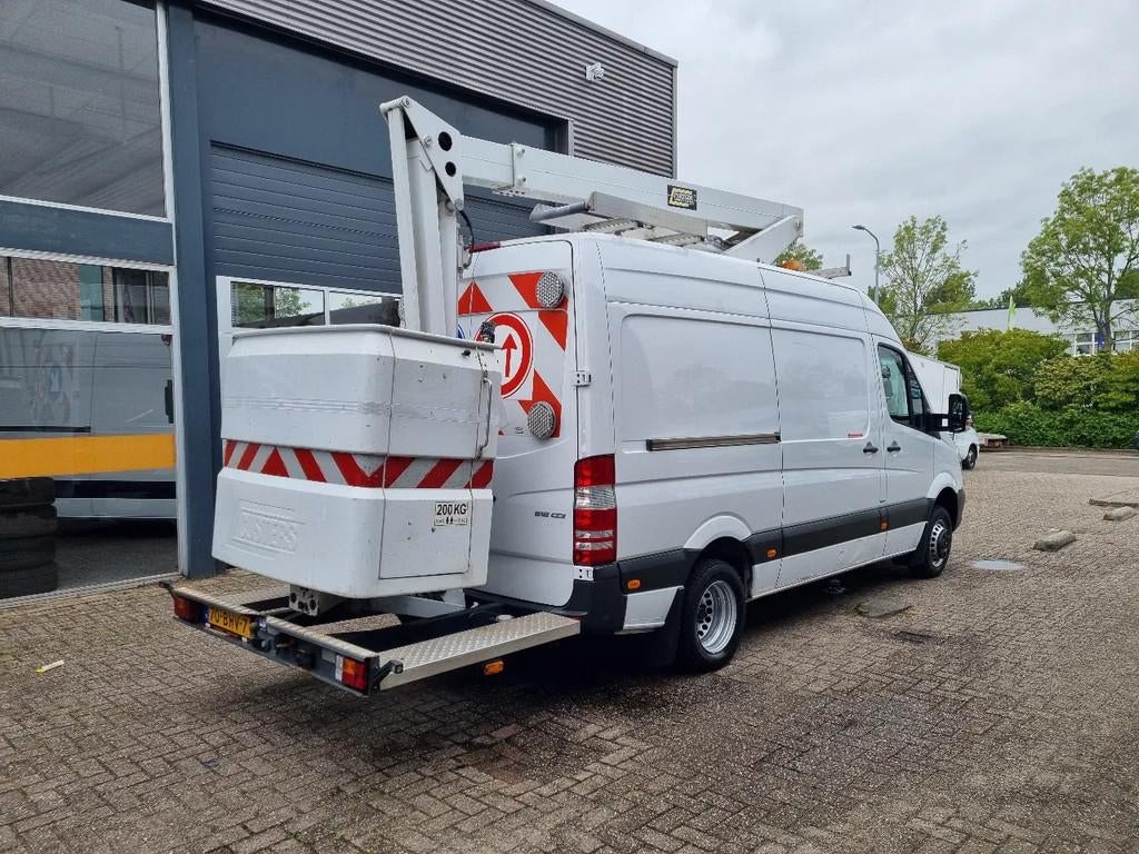 Mercedes-Benz Sprinter 516 CDI 14 M Custers Hoogwerker Hubar, USB, Gebruikt, Euro 6, 4 cilinders