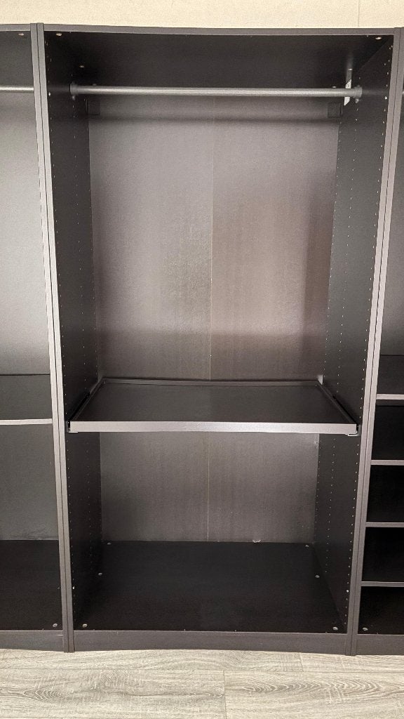 IKEA PAX kleerkast, zwartbruin (3 delen), Ophalen, Overige materialen, Gebruikt, 200 cm of meer