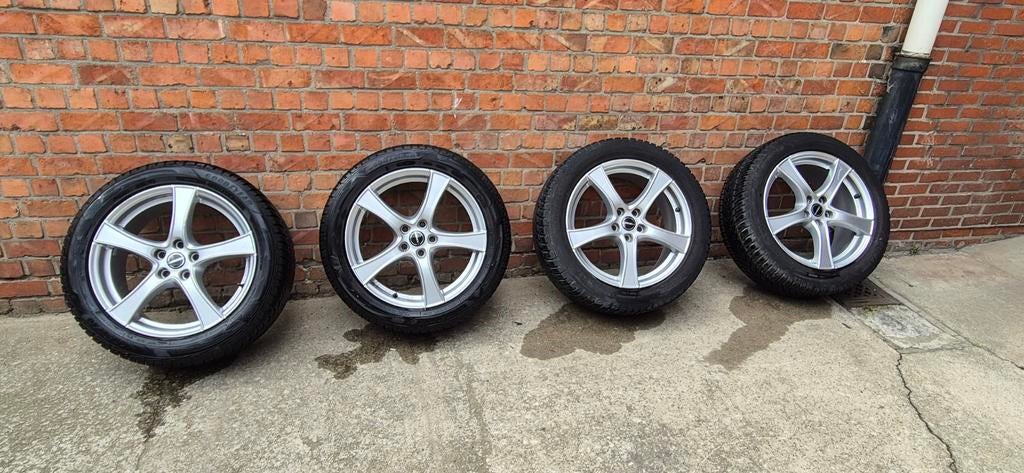 Volvo xc70 velgen met banden, Auto-onderdelen, Ophalen, 18 inch, Gebruikt, Banden en Velgen