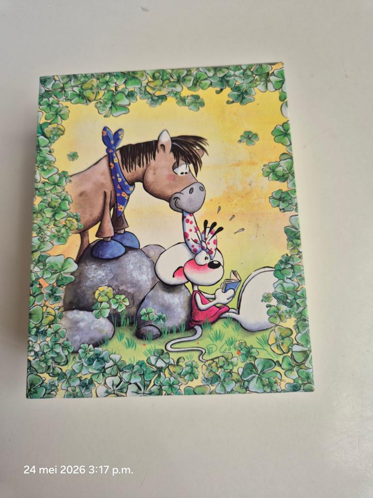 Juwelendoosje met spiegel Diddl, Collections, Cartes de naissance & Cartes de visite, Enlèvement ou Envoi