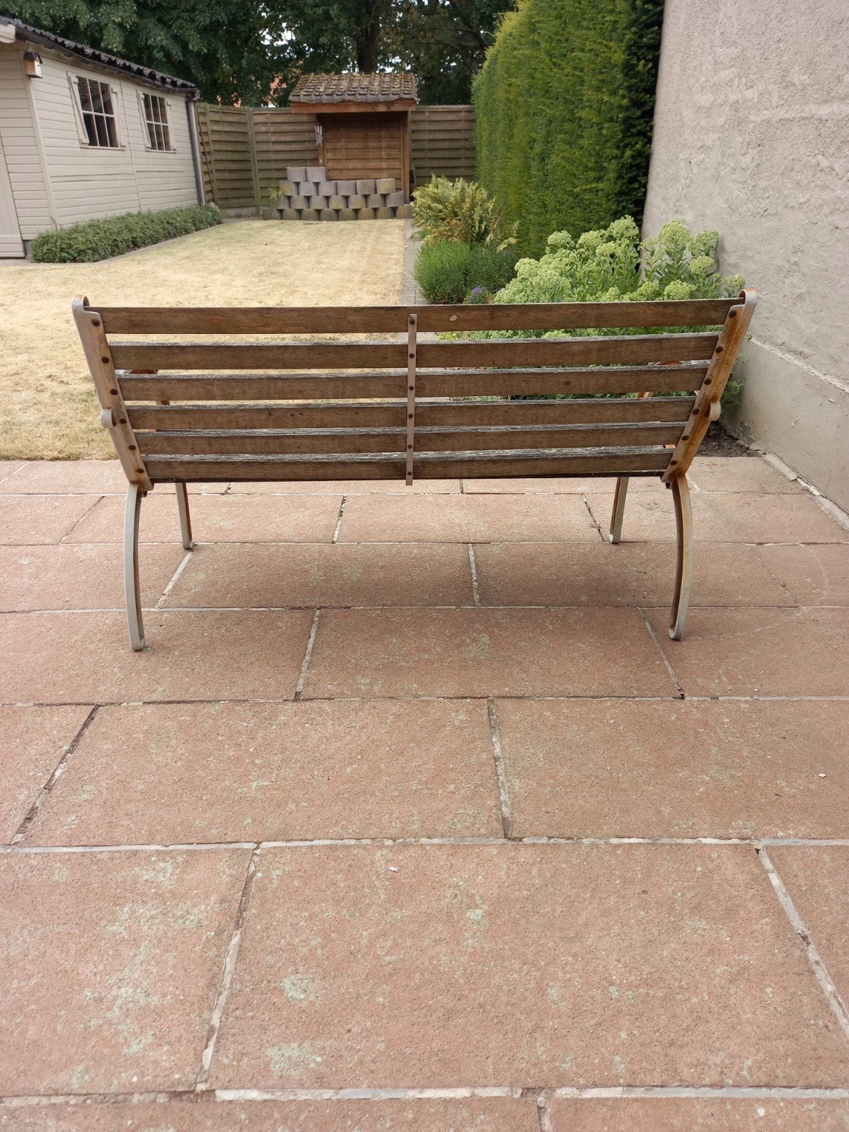 Houten zitbank, Tuin en Terras, Ophalen