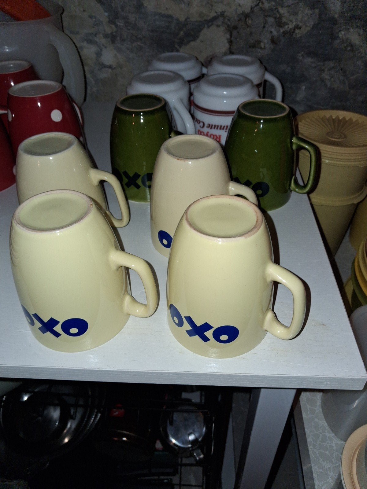 retro oxo mokken, Ophalen, Overige materialen, Gebruikt, Geel