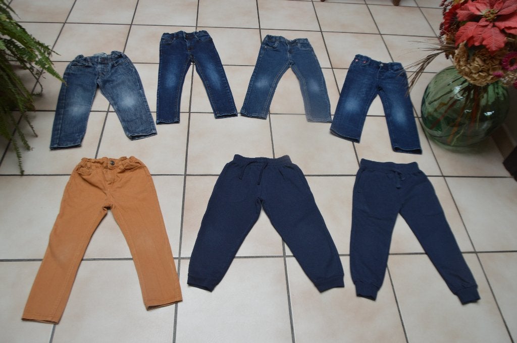 Jeans en joggingbroek voor jongens T104 Zeer goede €2!, Kinderen en Baby's, Broek, Gebruikt, Ophalen of Verzenden, TAO, J&J, Pure Basic
