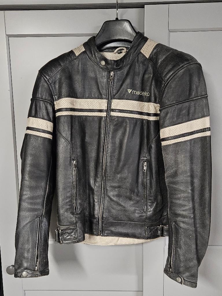 Modeka lederen motorjas, Motoren, Heren, Jas | leer, Ophalen of Verzenden, Modeka