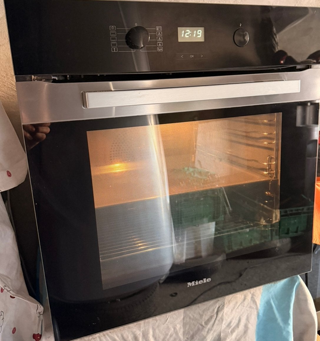 Miele inbouw oven 60x60cm, Ophalen, Oven, Zo goed als nieuw, Inbouw