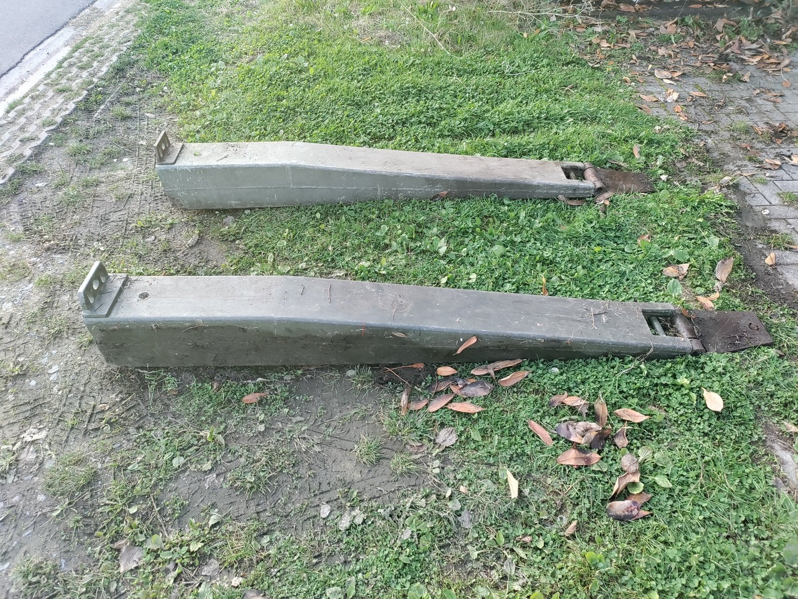 Oprijbalken heavy duty, Ophalen, Gebruikt
