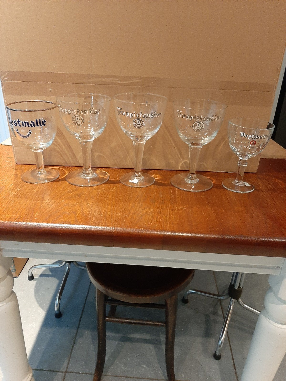 Trappistenglazen, Verzamelen, Glas en Drinkglazen, Ophalen