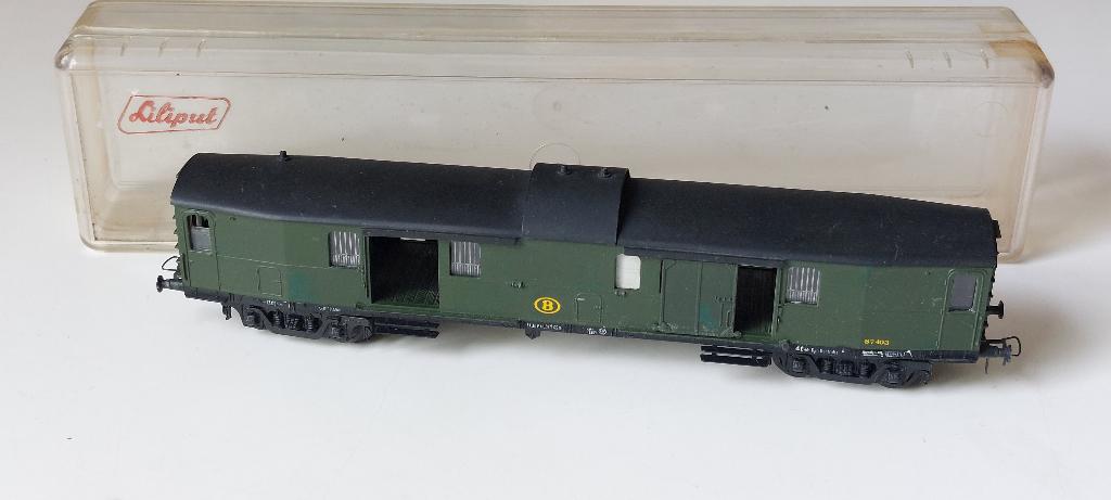SNCB/NMBS JOCADIS BY LILIPUT FOURGON POSTAL *HO*DC, Hobby & Loisirs créatifs, Trains miniatures | HO, Analogique, Wagon, Liliput