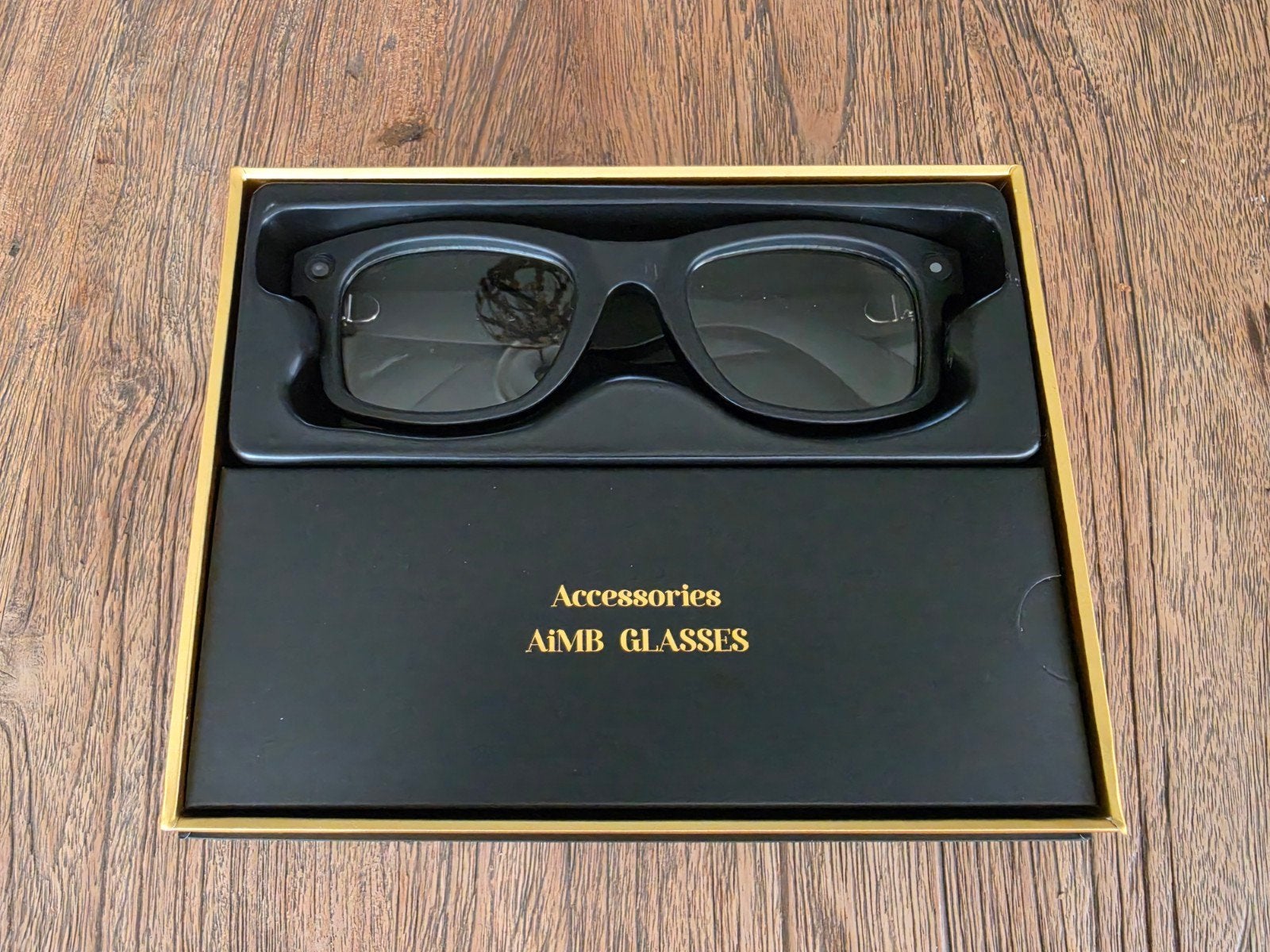 Lunettes caméra intelligentes avec assistant IA - NOUVEAU, Enlèvement ou Envoi, Neuf, Noir, Lunettes