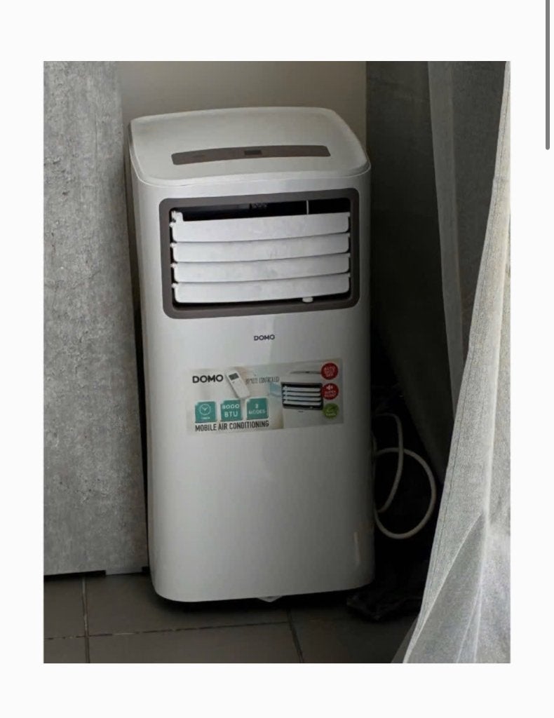 Climatisation mobile avec équipements de première nécessité, Moins de 60 m³, Enlèvement, Utilisé, Refroidissement et Déshumidification