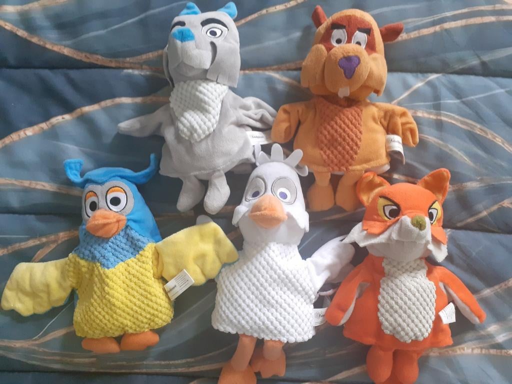 Fabeltjeskrant handpoppen poppenkastpoppen, Collections, Poupées, Enlèvement ou Envoi