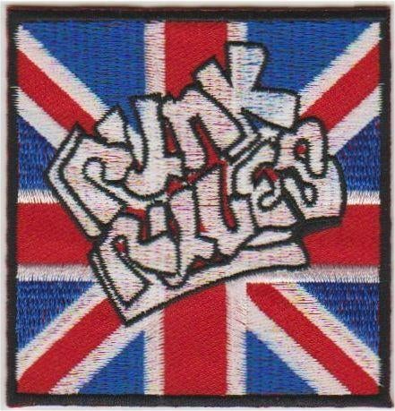 Punk Rules stoffen opstrijk patch embleem #3, Verzenden, Nieuw, Kleding