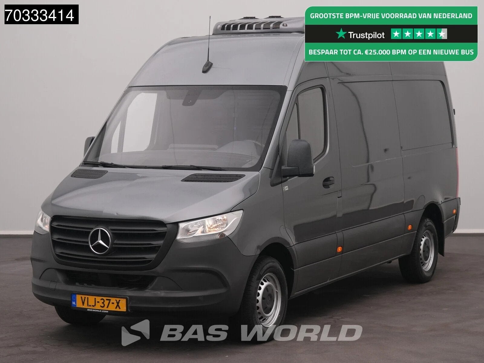 Mercedes Sprinter 314 CDI Koelwagen Konvekta Airco Cruise Eu, Autos, Argent ou Gris, Achat, Euro 6, Boîte manuelle