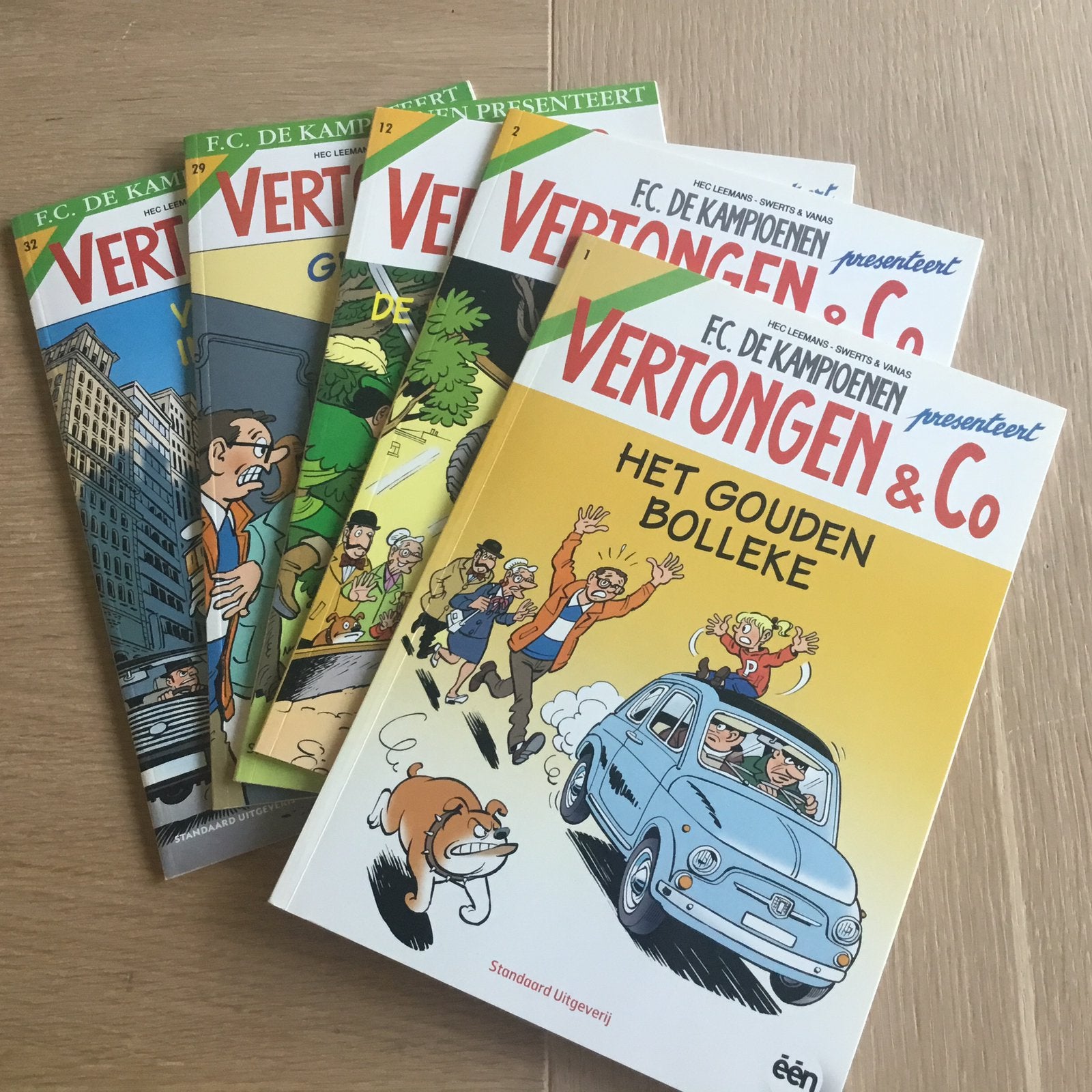 Lot van 5 strips Vertonghen & Co aan knalprijs, Enlèvement, Comme neuf