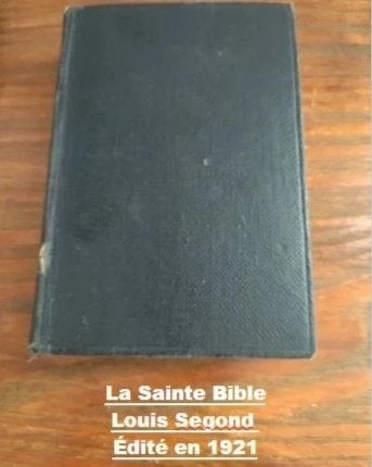 La Sainte Bible  Louis Segond. 1921, Enlèvement ou Envoi, Louis Segond