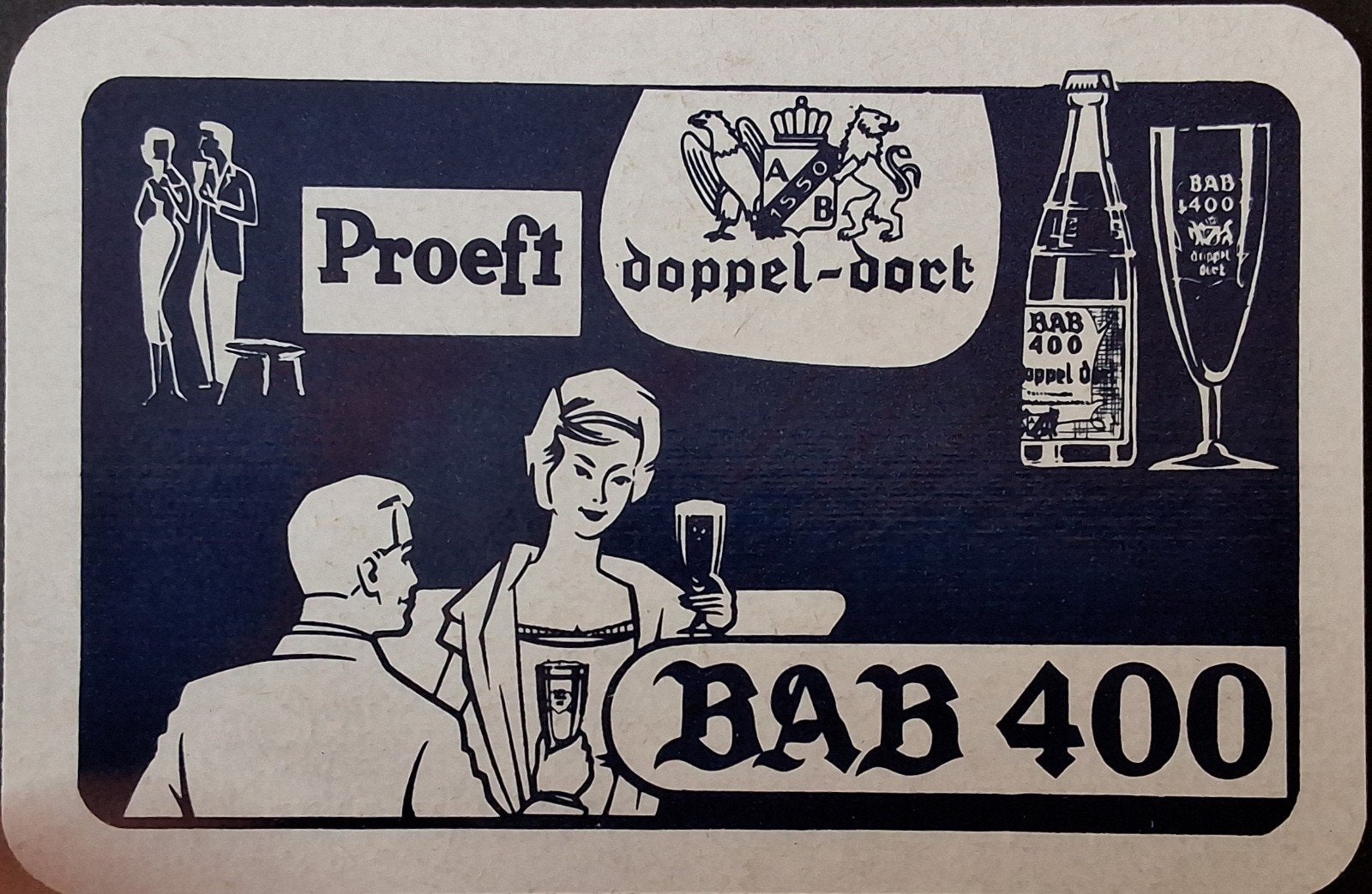 1 Speelkaart  BAB, Ophalen of Verzenden