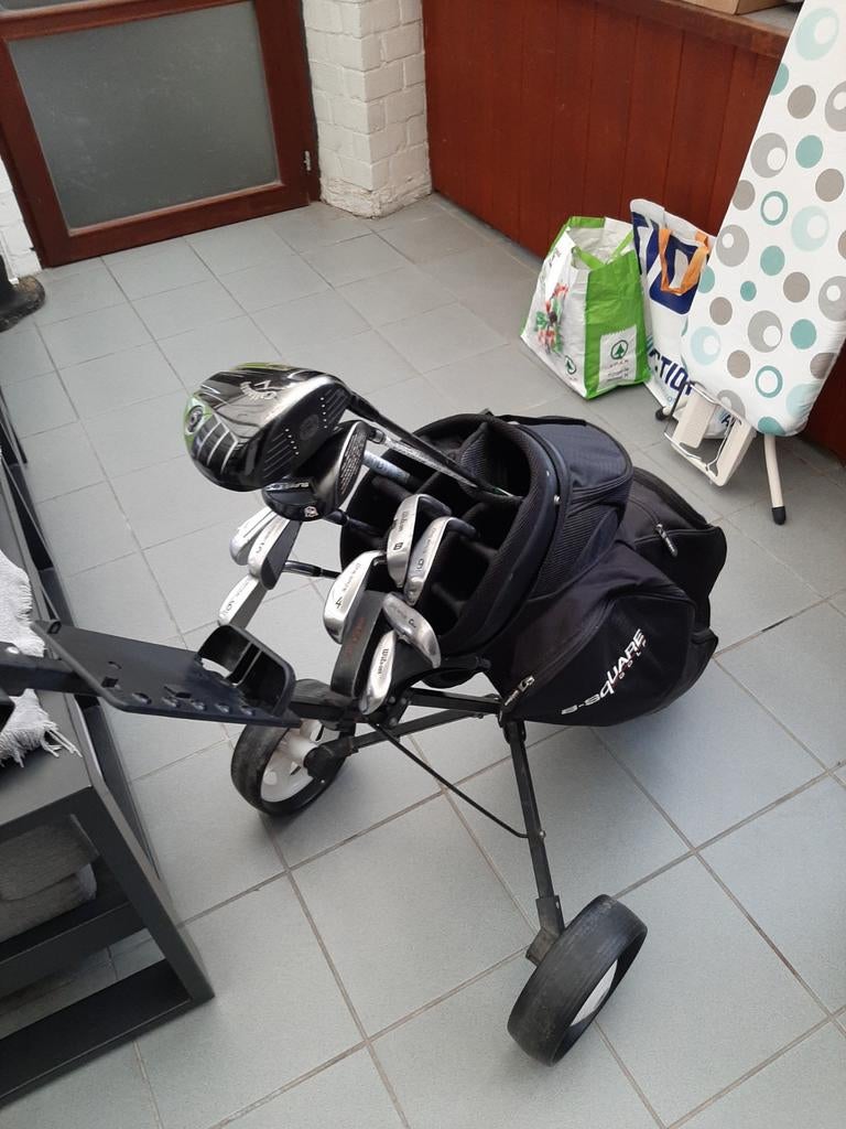 Linkshandige golfset dames, Ophalen