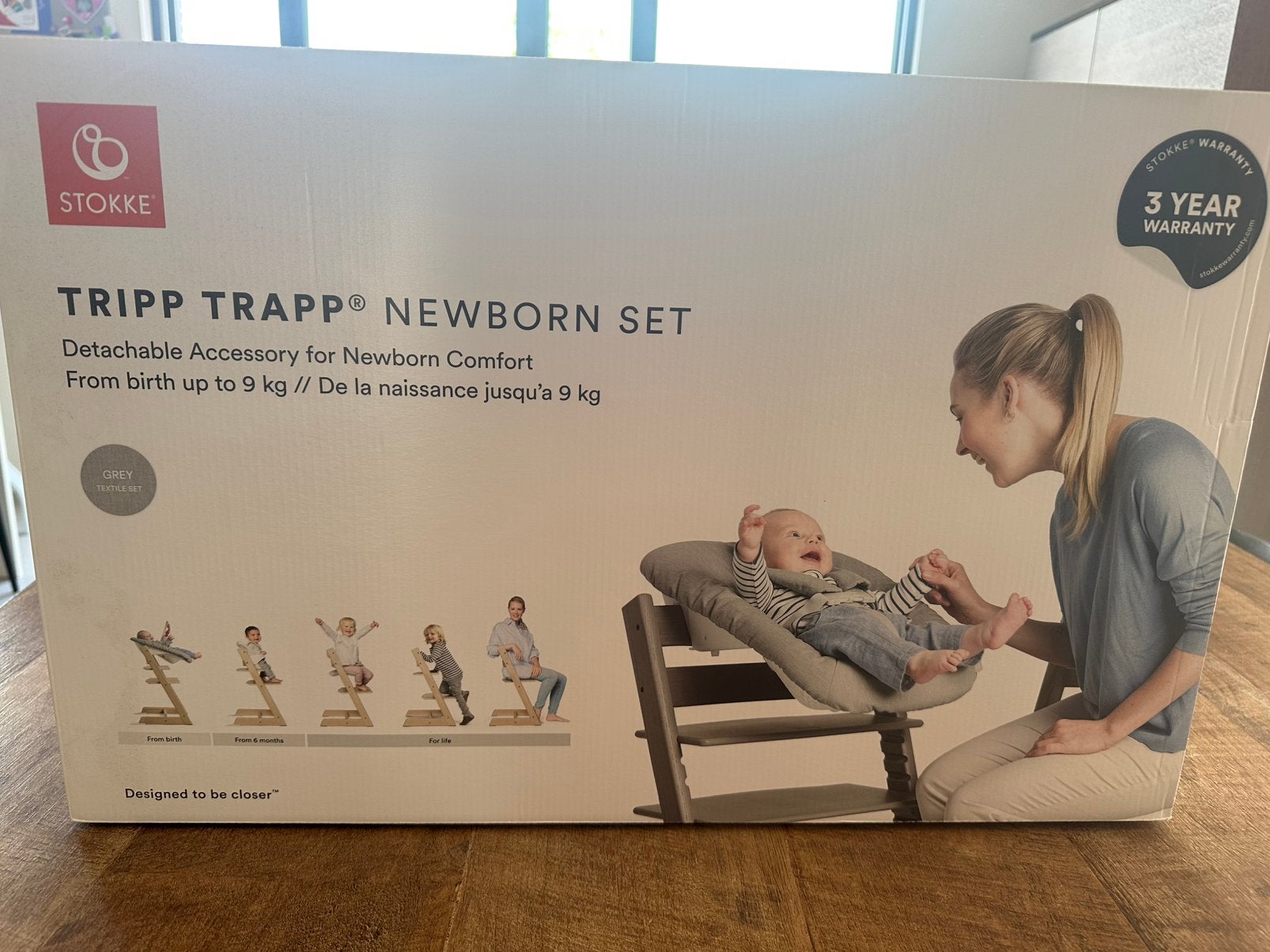 Tripp trapp newborn set Stokke, Kinderen en Baby's, Ophalen, Zo goed als nieuw
