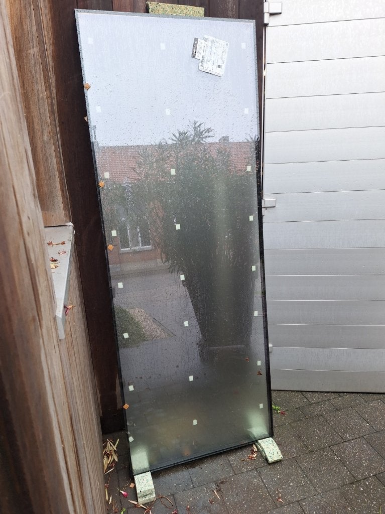 dubbel glas, Doe-het-zelf en Bouw, Ophalen, Minder dan 80 cm, Nieuw, 160 cm of meer