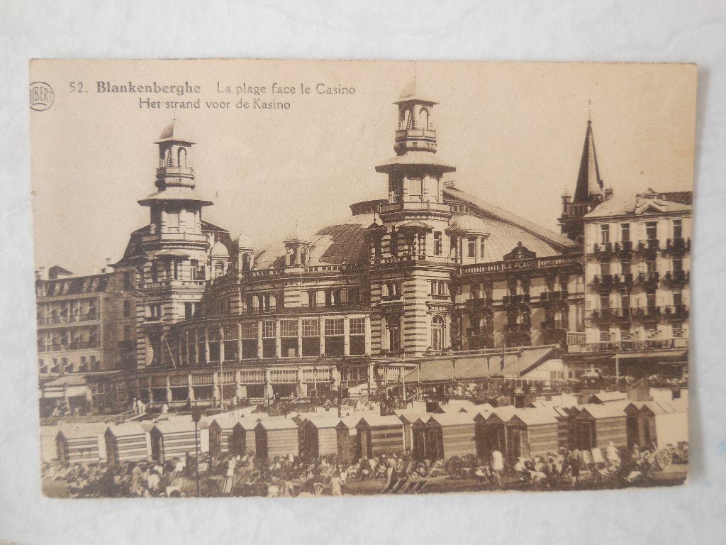 postkaart Blankenberge Casino Kursaal, Ophalen of Verzenden, Voor 1920, Ongelopen, West-Vlaanderen