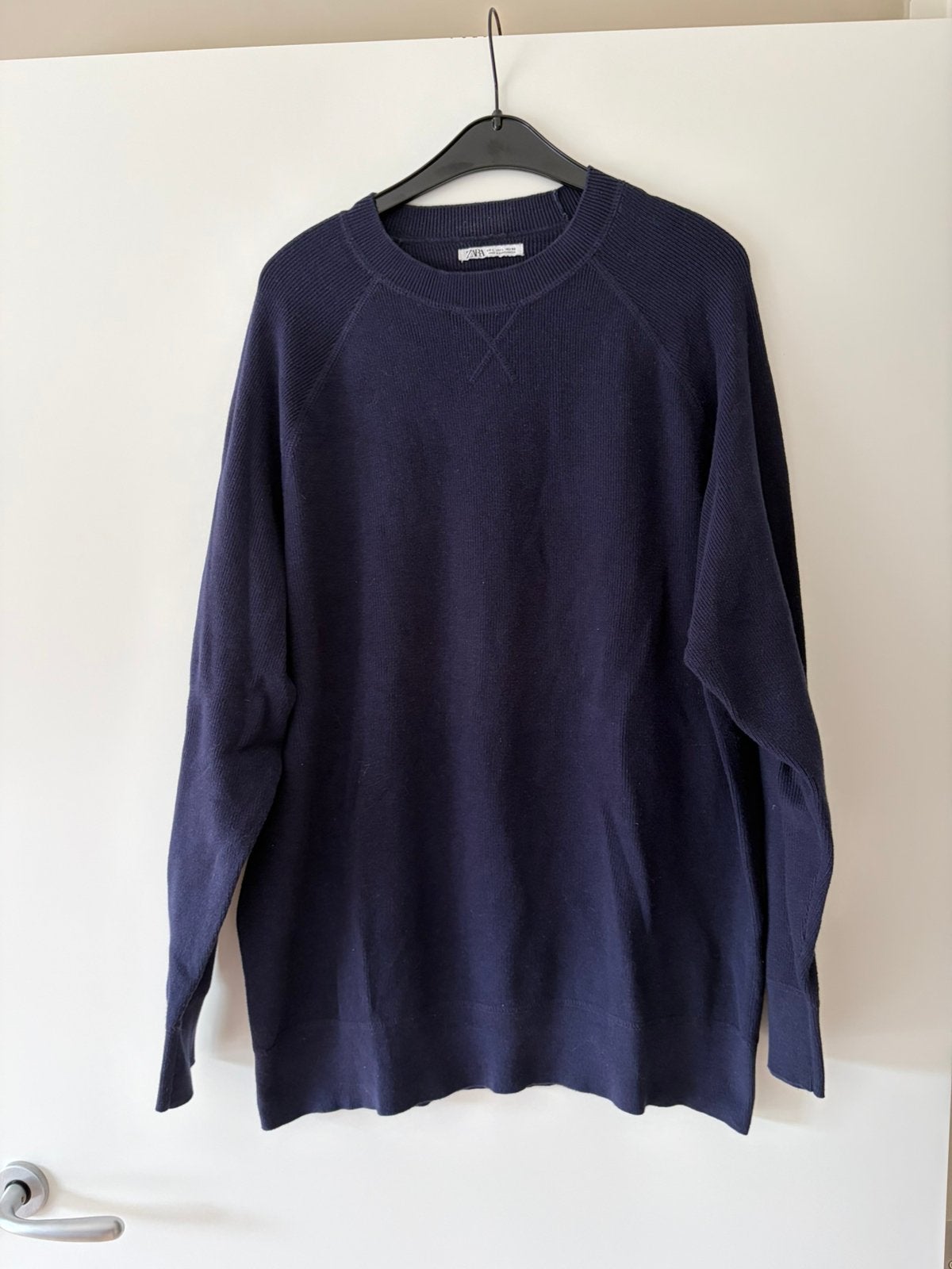 Trui Zara man maat L, Enlèvement ou Envoi, Comme neuf, Taille 52/54 (L), Bleu
