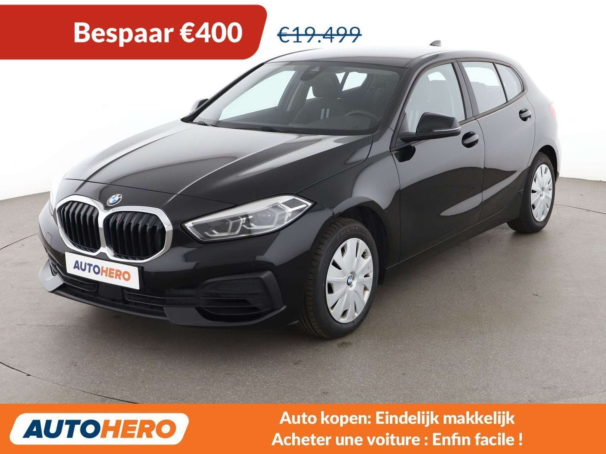 BMW 1 Serie 116 116i (année de construction 2023), Autos, Détection des panneaux routiers, Achat, Euro 6, Noir