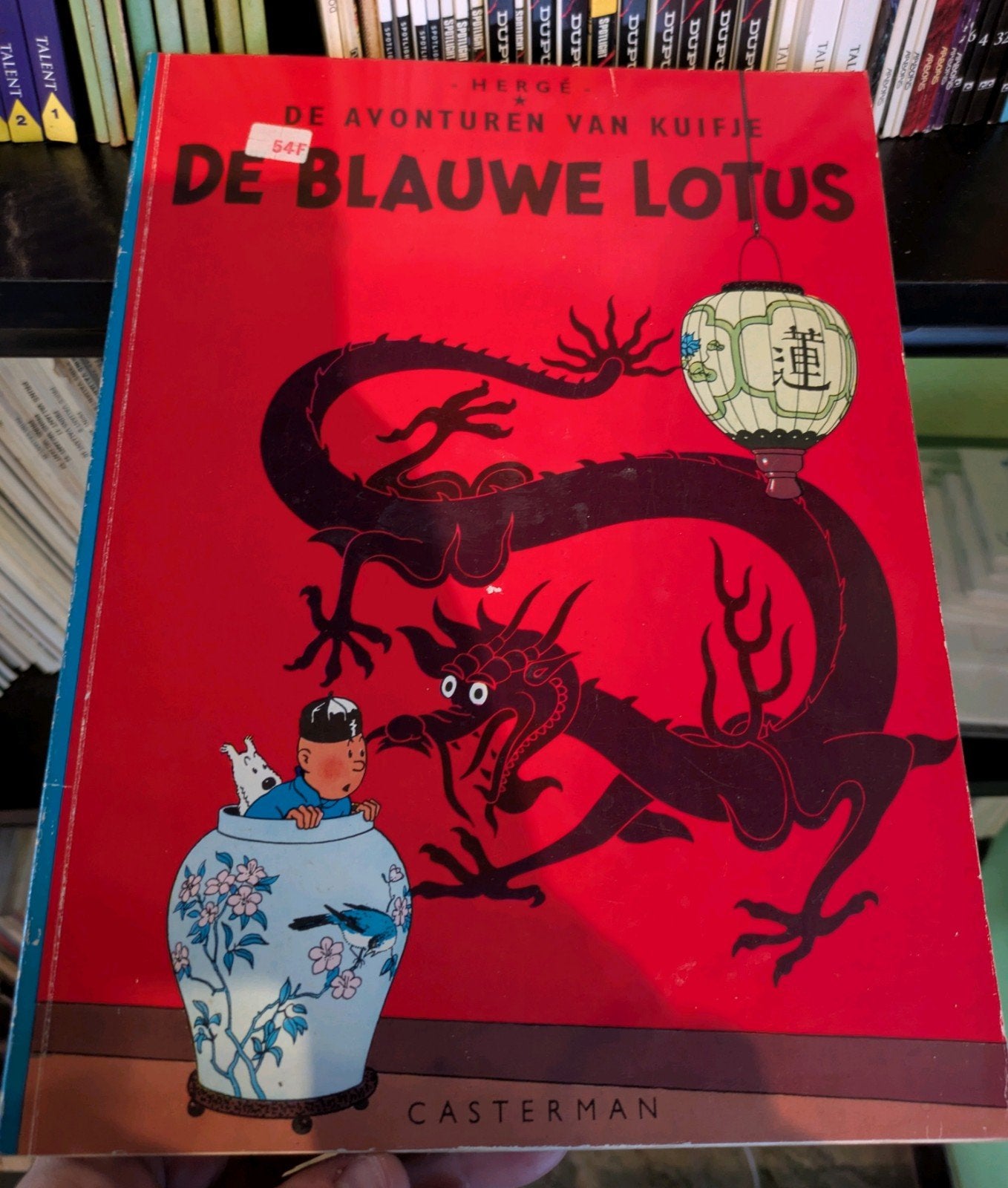 Kuifje hardcover - De blauwe Lotus, Boeken, Europa, Herge, Ophalen, Gelezen