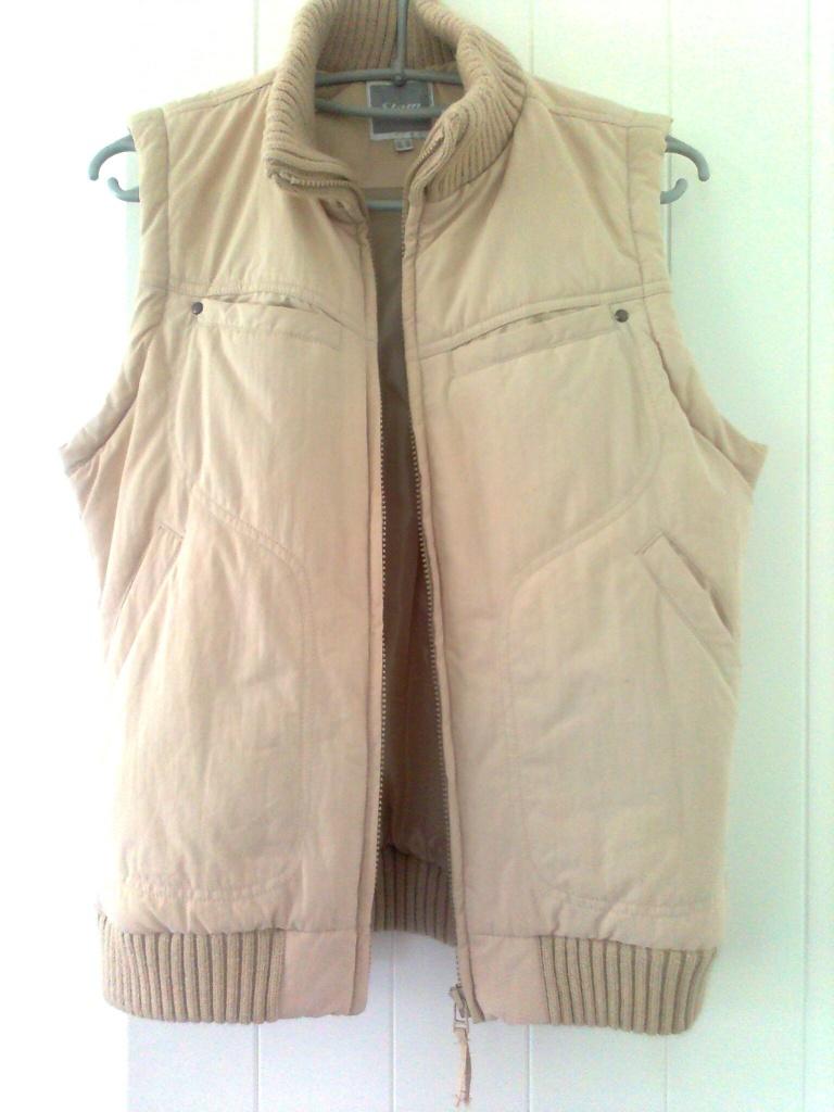 Veste sans manches beige/camel, Kleding | Dames, Bodywarmers, Verzenden, Nieuw, Beige