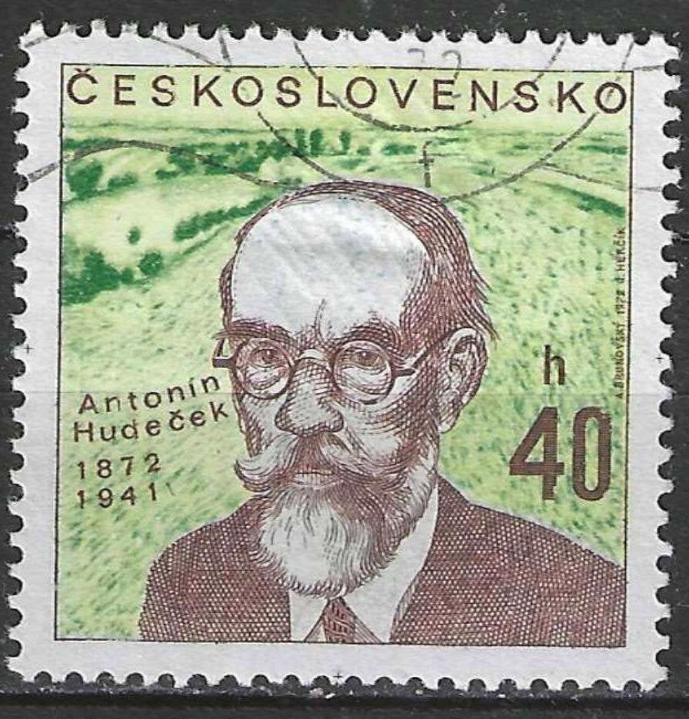 Tsjechoslowakije 1972 - Yvert 1926 - Beroemde personen (ST), Verzenden, Gestempeld