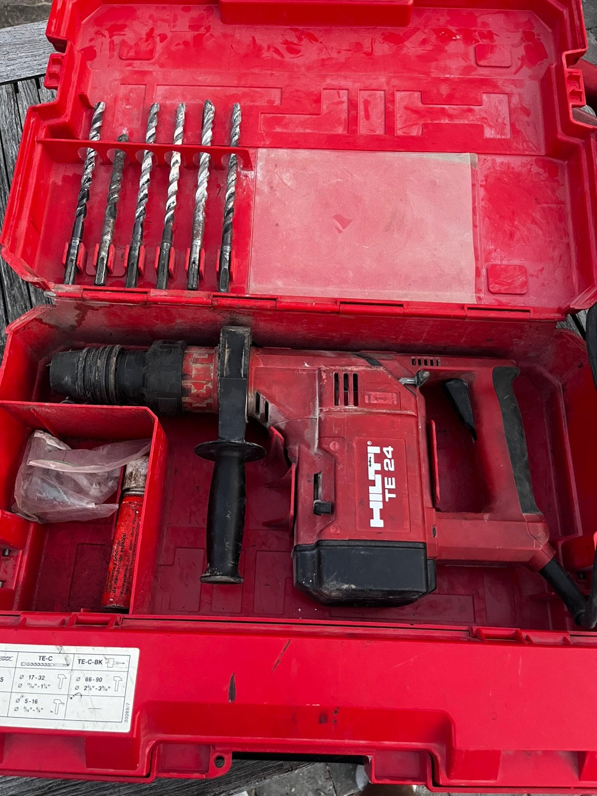 Hilti te 24, Bricolage & Construction, Enlèvement ou Envoi, Comme neuf