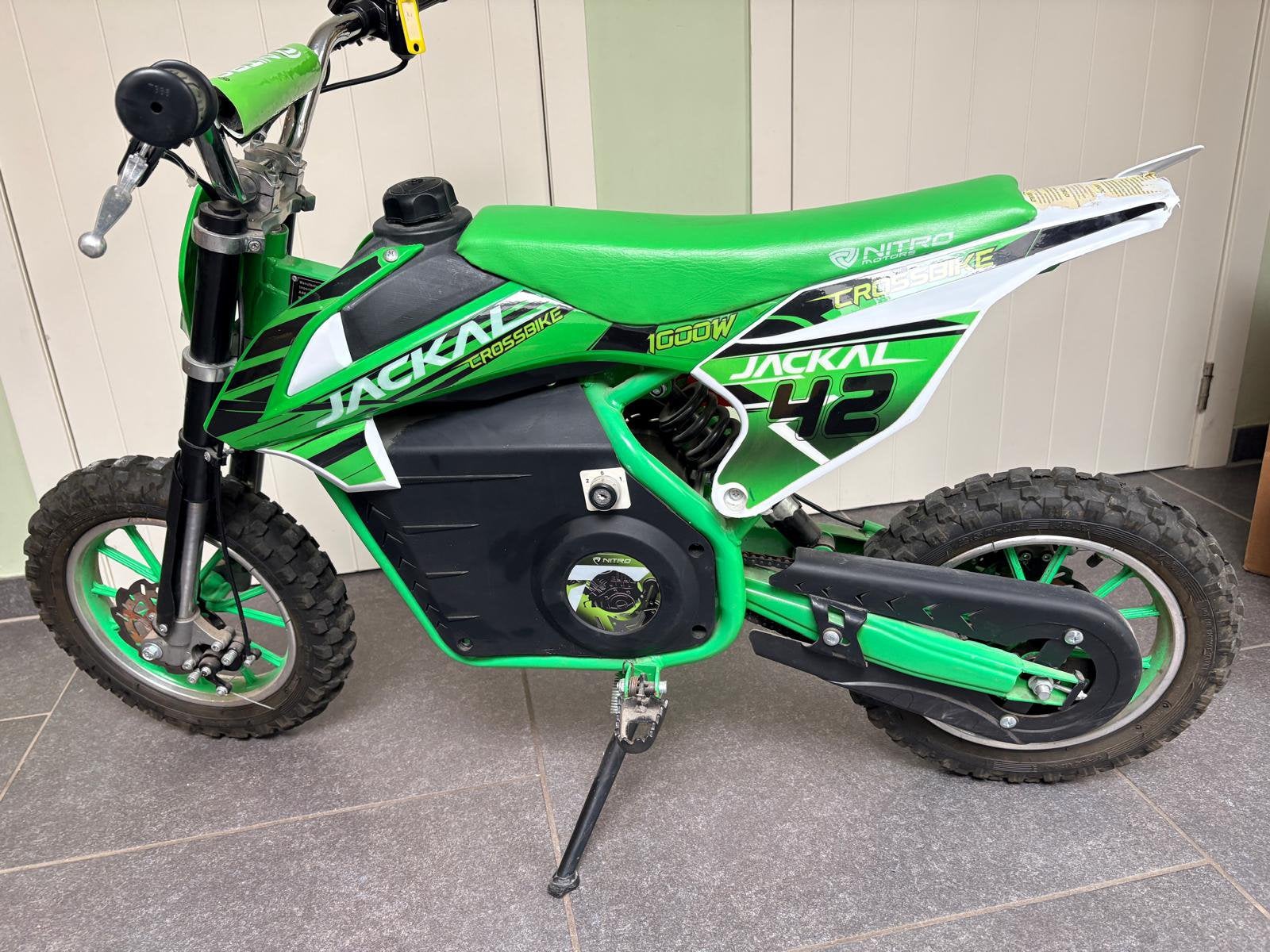 Electrische kindermotor 3 tot 13 jaar, Ophalen, Gebruikt, Schijfrem, Dirtbike