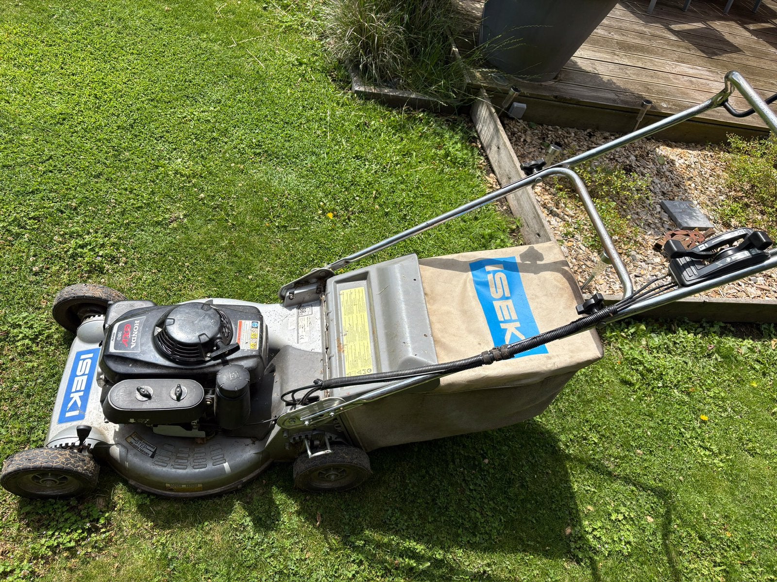 Tondeuse professionnelle ISEKI SW5210 – Moteur Honda GXV160, Ophalen, Cirkelmaaier, Gebruikt, Versnellingen