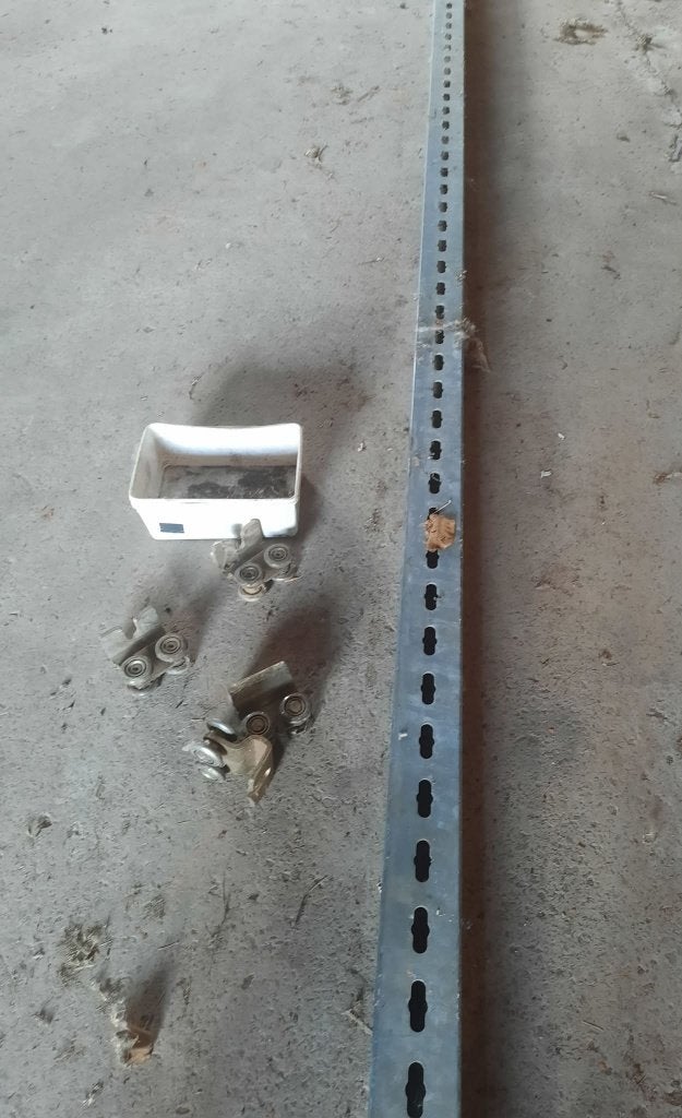 Rail voor schuifpoort L: 6m, Ophalen, Gebruikt
