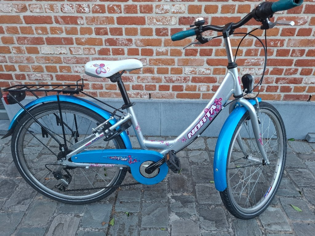 Norta meisjesfiets 24 inch, Ophalen, Velgrem, Versnellingen, Norta