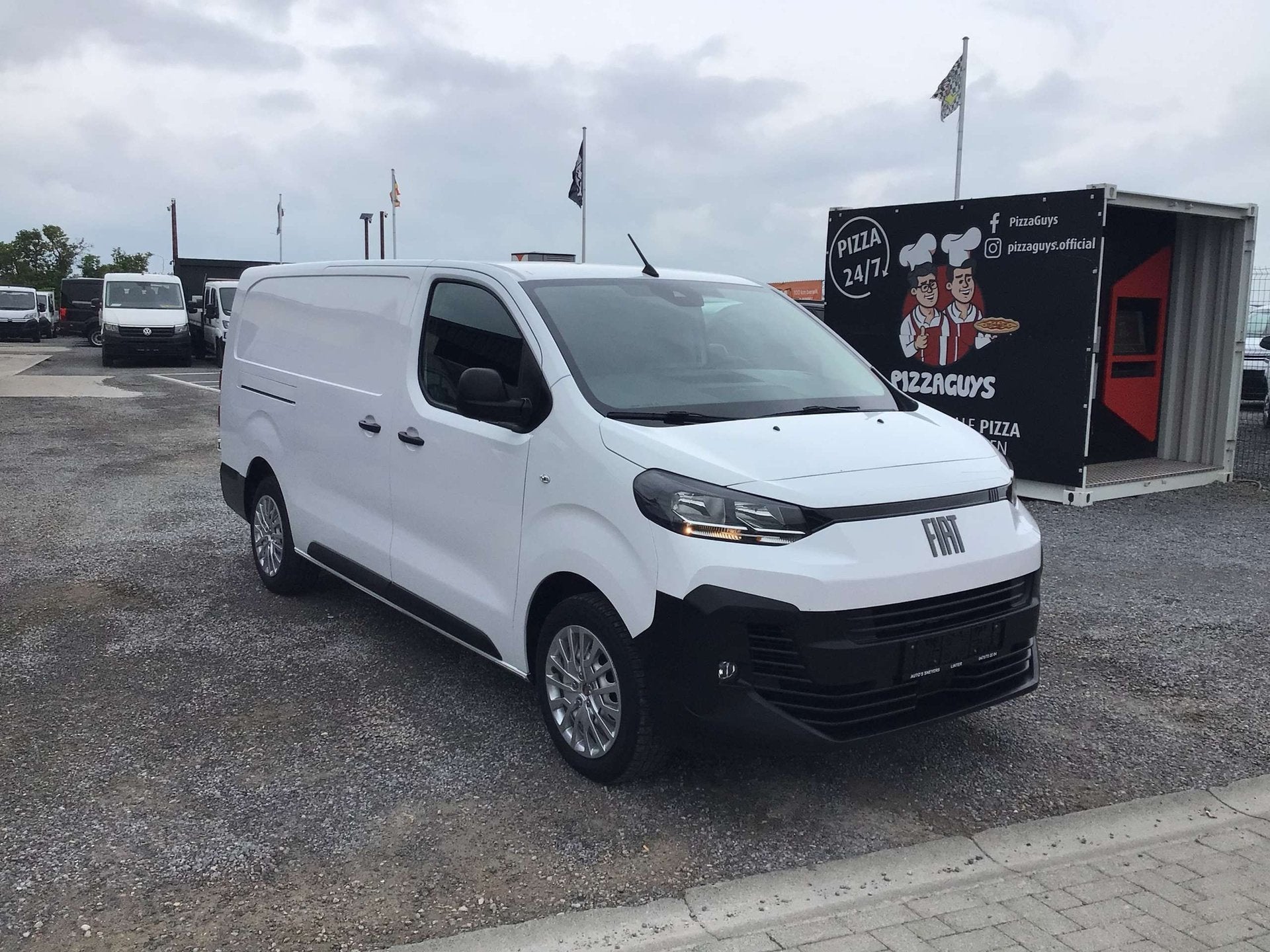 Fiat Scudo l3 20hdi 180pk automaat 2024 49000km 20650e ex, Auto's, Fiat, Automaat, Stof, 4 cilinders, Wit