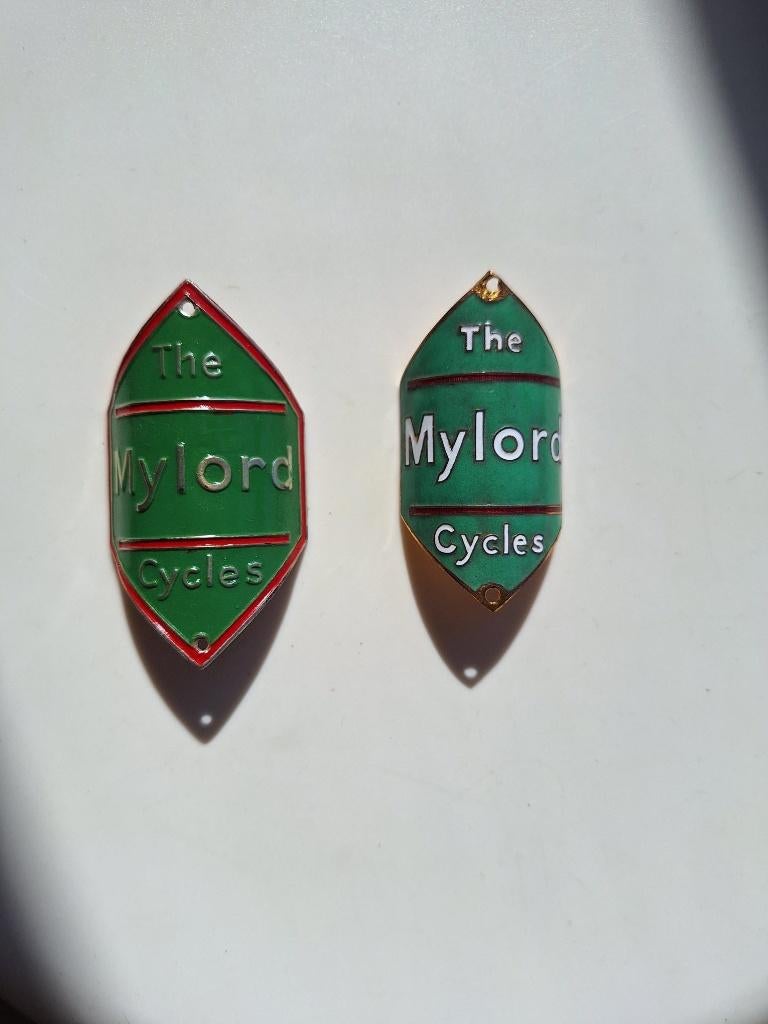 anciennes plaques de vélo, Collections, Rétro, Enlèvement ou Envoi, Autres types