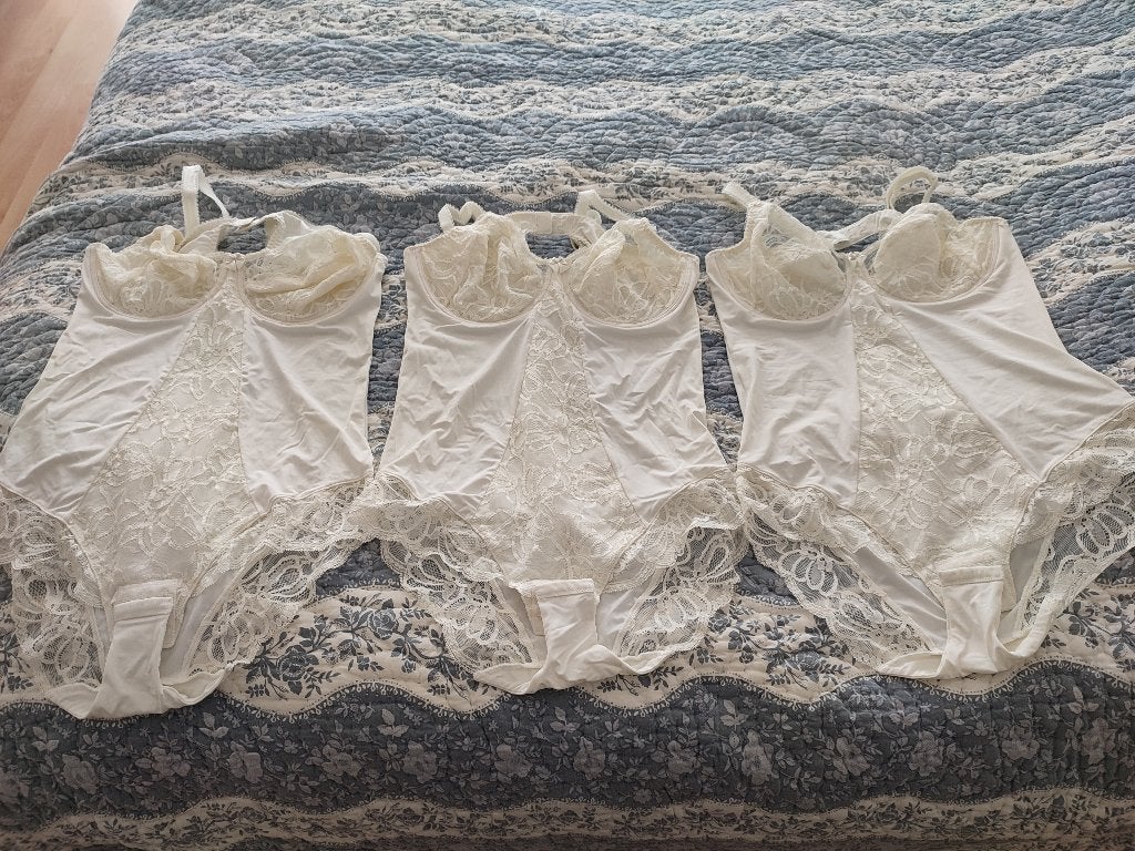 3 hoogwaardige kanten ondersteunende BODIES, Ophalen of Verzenden, Wit, Body of Korset